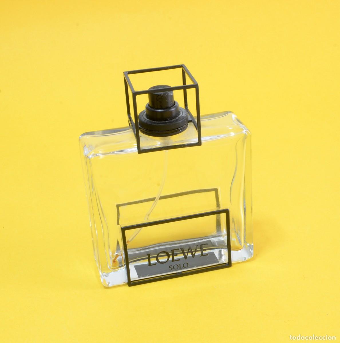 Miniaturas de perfumes antiguos: Frasco de perfume VAC&Iacute;O, Loewe Solo para hombre
