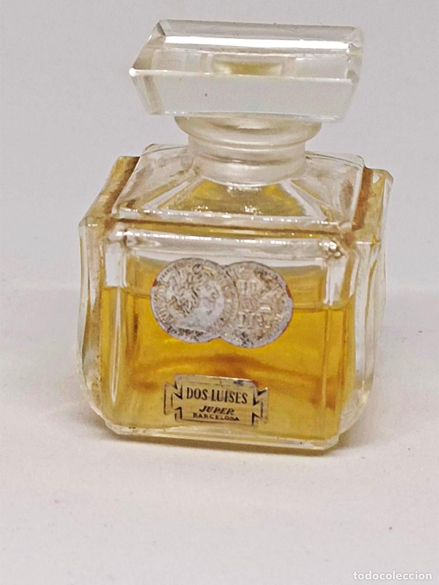 Miniaturas de perfumes antiguos: Miniatura de perfume DOS LUISES de Juper (Primera Talla)