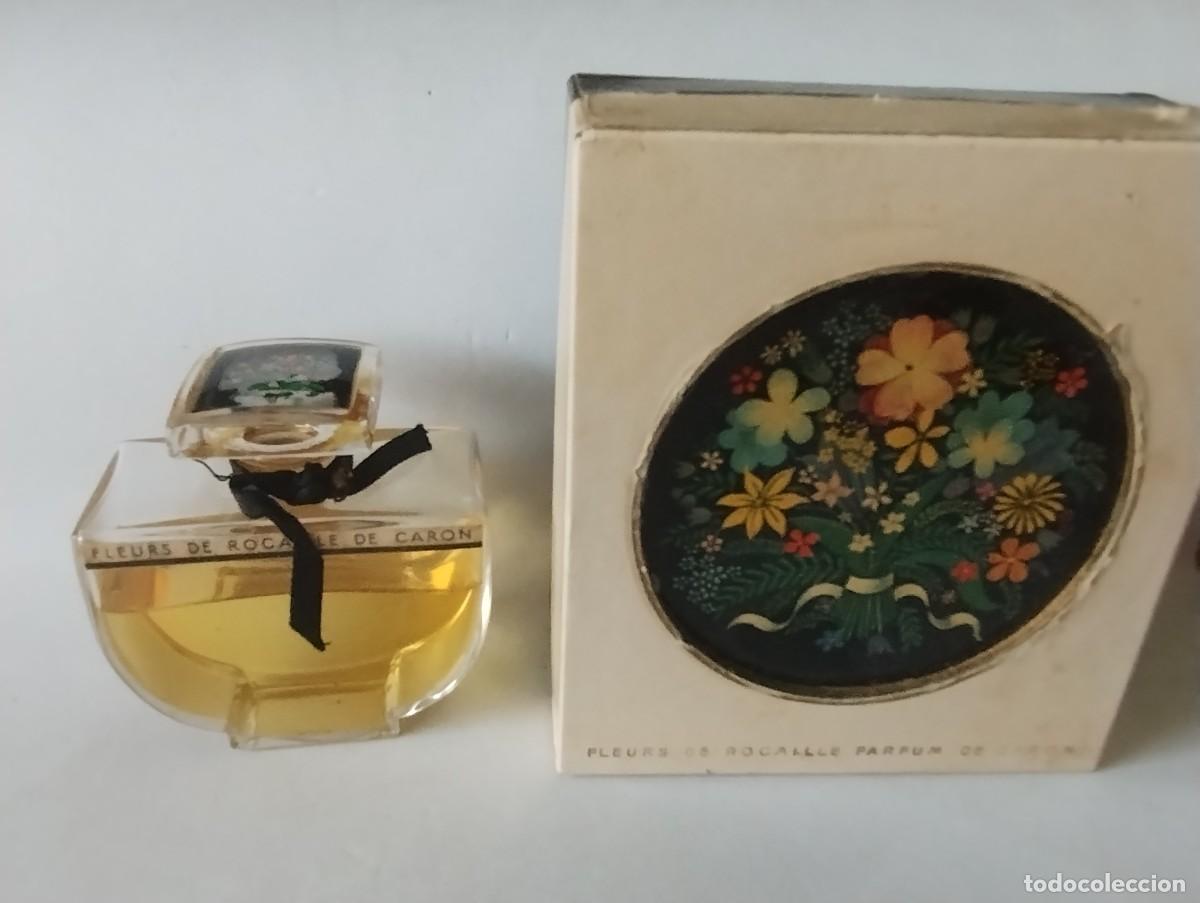 Miniaturas de perfumes antiguos: Botella en su caja de Fleurs de Rocaille de Caron