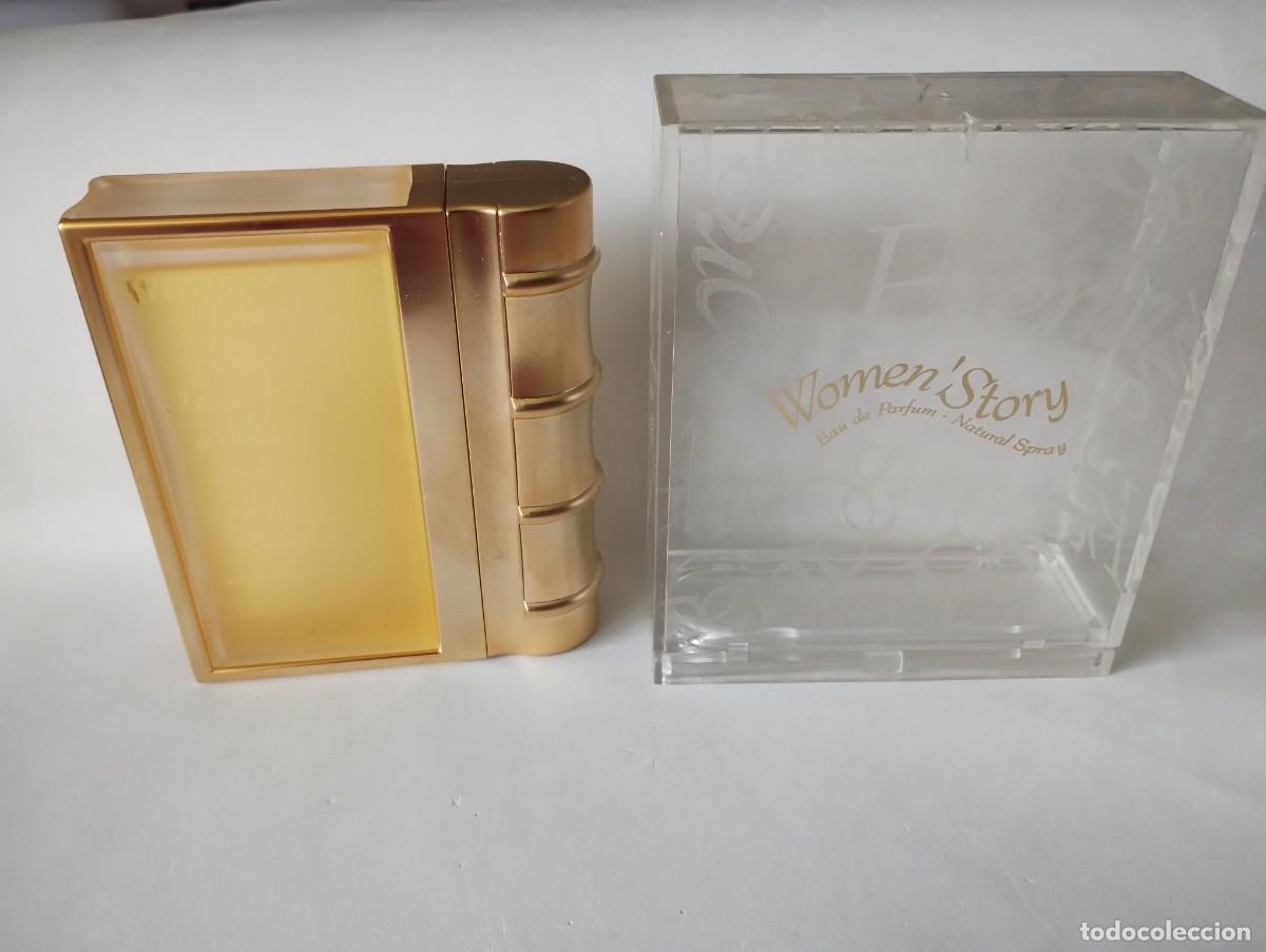 Miniaturas de perfumes antiguos: Botella de perfume Women'Story de Monica Klink