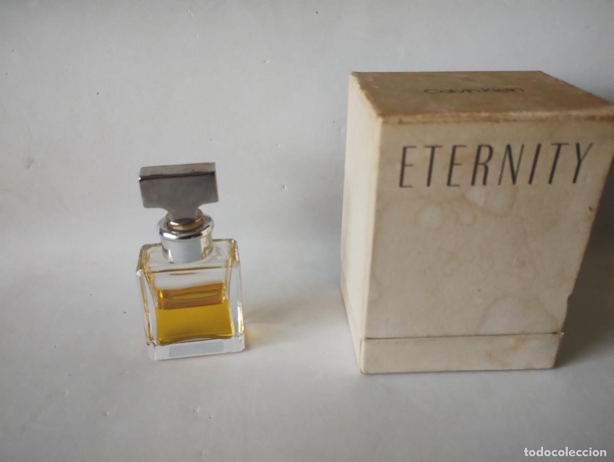 Miniaturas de perfumes antiguos: Botella de Eternity de Calvin Klein, extracto de perfume - Foto 2