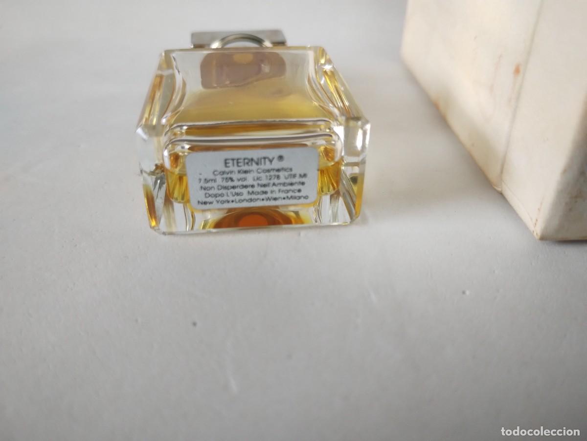 Miniaturas de perfumes antiguos: Botella de Eternity de Calvin Klein, extracto de perfume - Foto 3