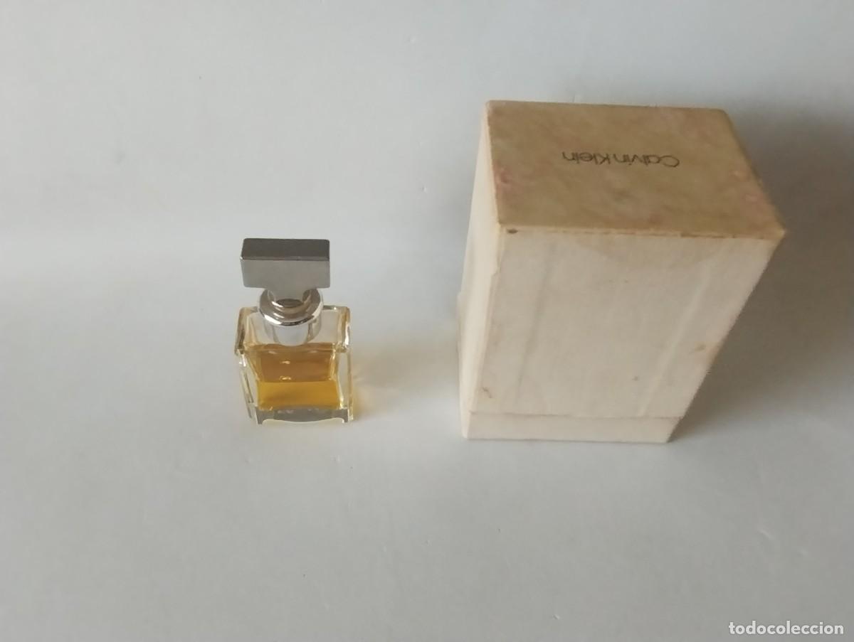 Miniaturas de perfumes antiguos: Botella de Eternity de Calvin Klein, extracto de perfume - Foto 4