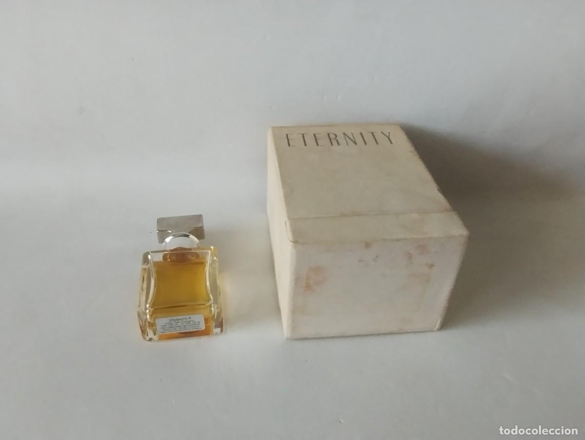 Miniaturas de perfumes antiguos: Botella de Eternity de Calvin Klein, extracto de perfume - Foto 5