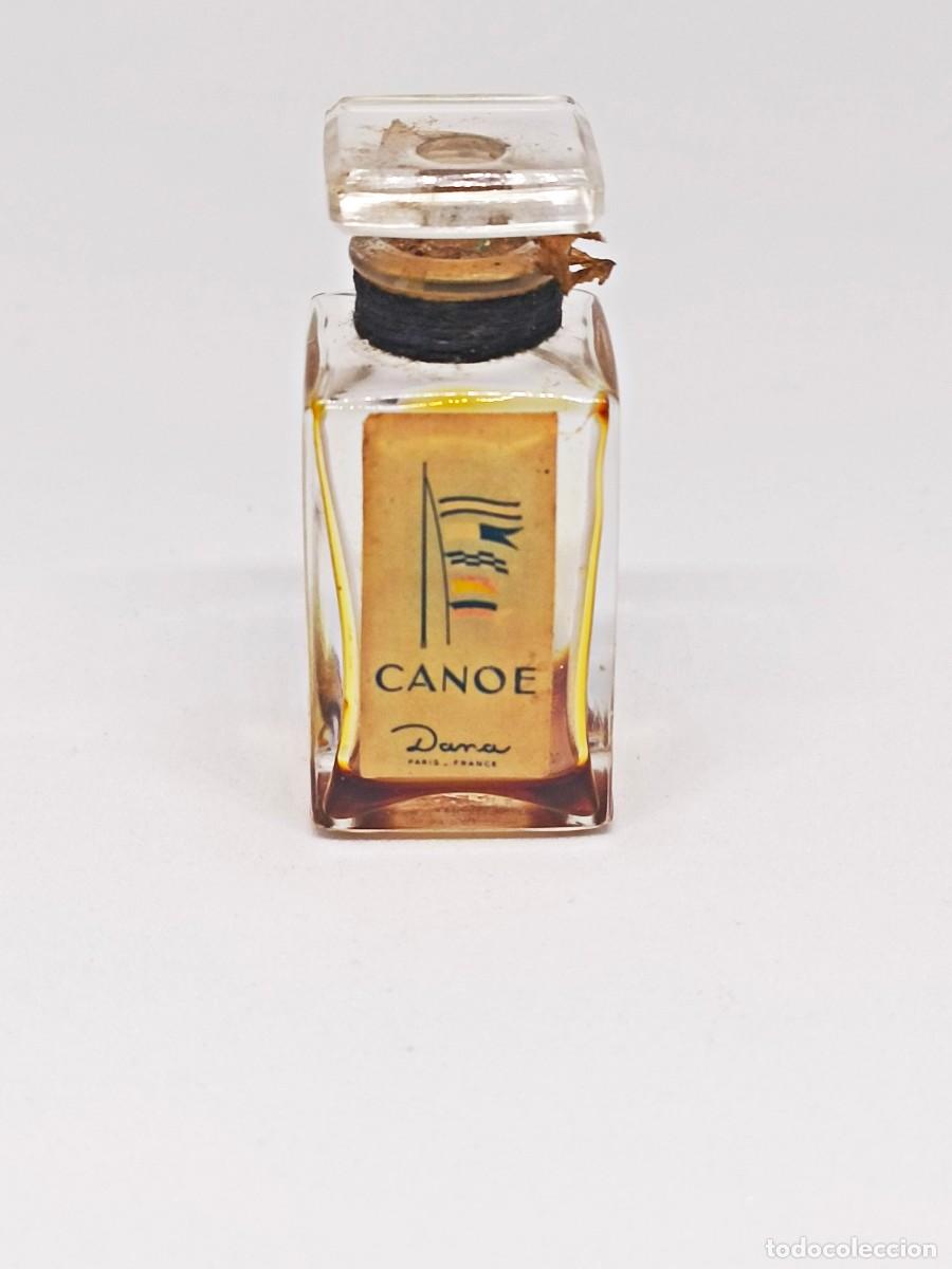 Miniaturas de perfumes antiguos: Miniatura de perfume CANOE de Dana (Primera Talla)