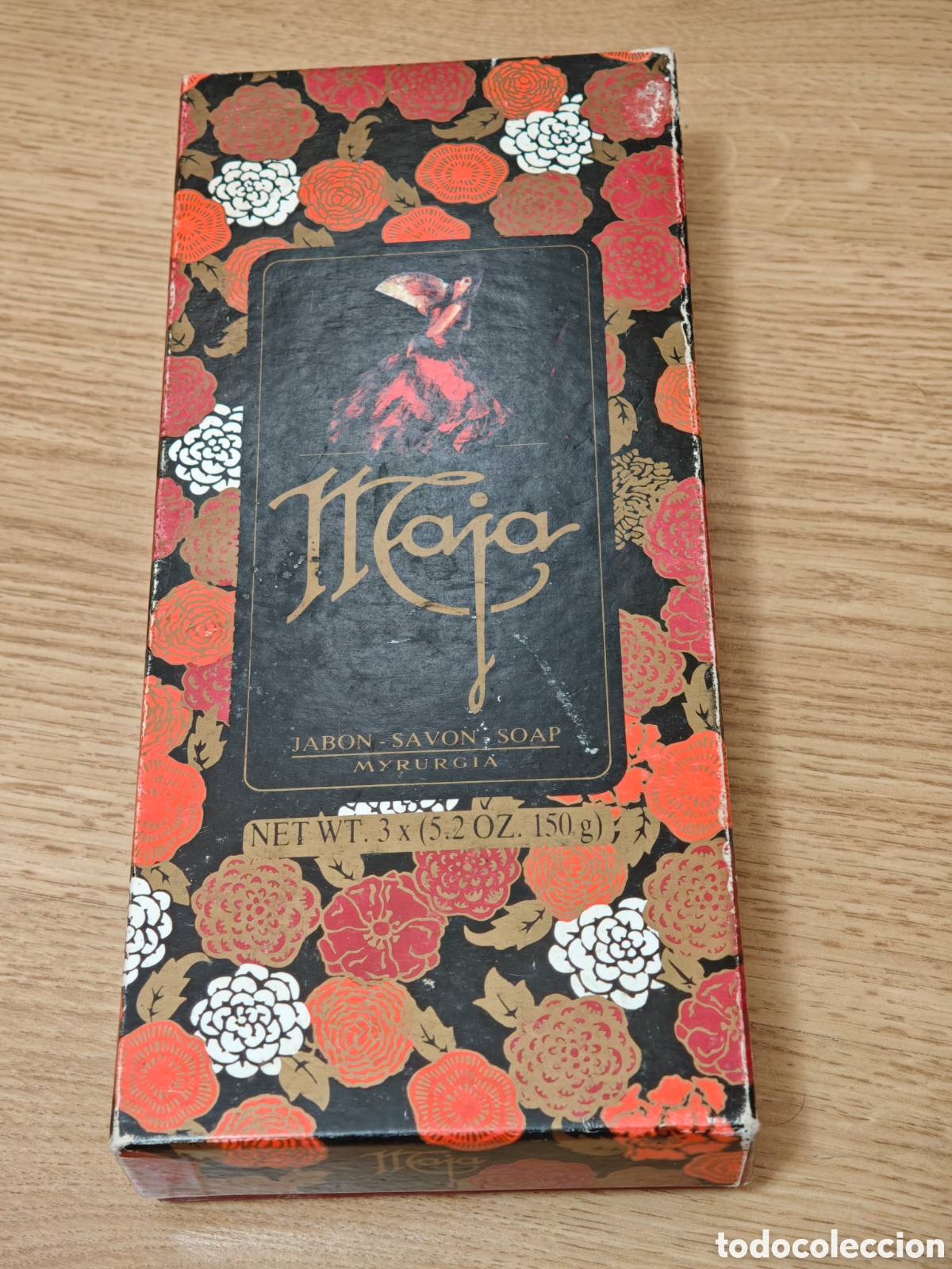Miniaturas de perfumes antiguos: Jabones Maja Myrurgia