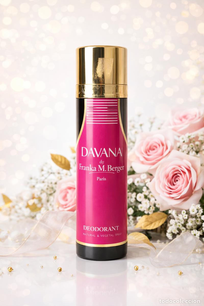 Miniaturas de perfumes antiguos: Franka M. Berg Davana Desodorante Spray Natural 75ml | Vintage Descatalogado