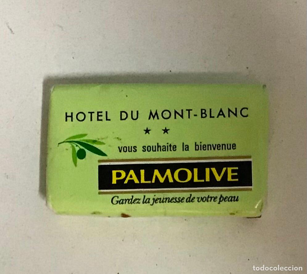 Miniaturas de perfumes antiguos: PALMOLIVE, JAB&Oacute;N DEL HOTEL DU MONT-BLANC