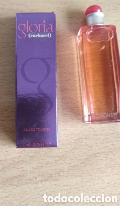Miniaturas de perfumes antiguos: Gloria cacharel 7 ml - Foto 3