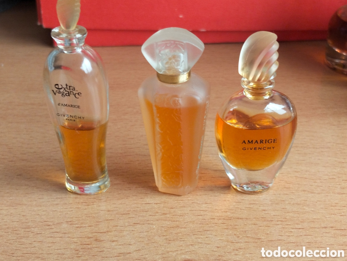 Miniaturas de perfumes antiguos: Givenchy lote de 3 miniaturas