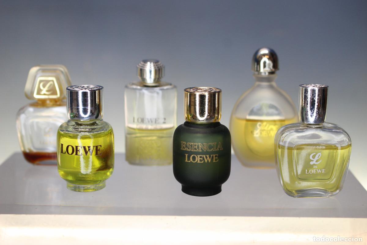 Miniaturas de perfumes antiguos: Miniaturas Perfume Loewe. 6 miniperfumes.