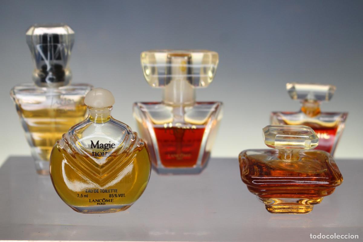 Miniaturas de perfumes antiguos: Miniaturas Perfume Lancome. 5 miniperfumes.