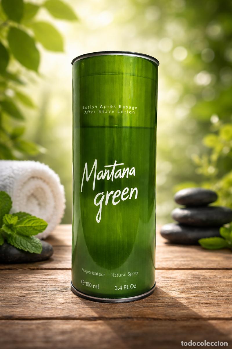 Miniaturas de perfumes antiguos: Montana Green After Shave Spray 100ml | Vintage | Descatalogado | Raro | Stock Limitado