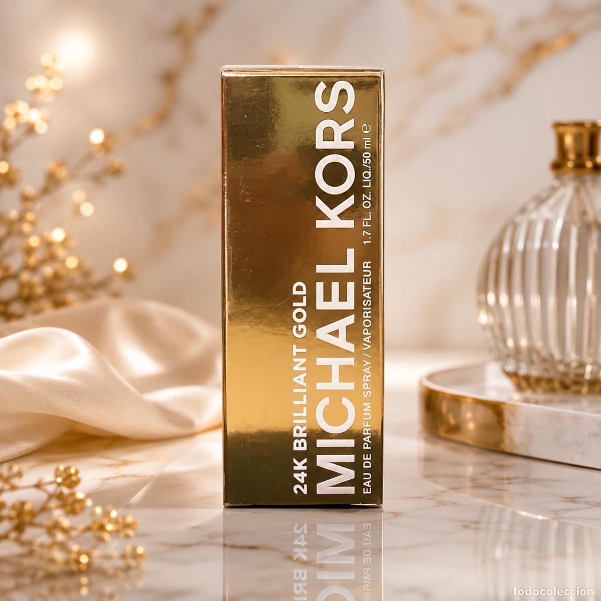 Miniaturas de perfumes antigos: Michael Kors 24K Brilliant Gold Eau de Parfum 50ml | Precintado | Descatalogado | Raro |