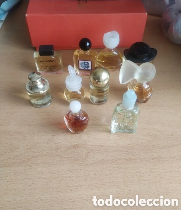 Miniaturas de perfumes antiguos: Lote miniaturas de perfume