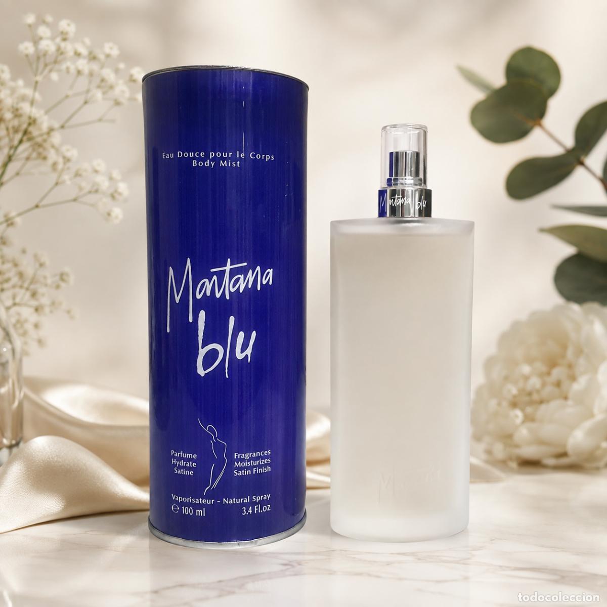 Miniaturas de perfumes antiguos: Montana Blu Body Mist 100ml | Vintage | Raro | Stock Limitado