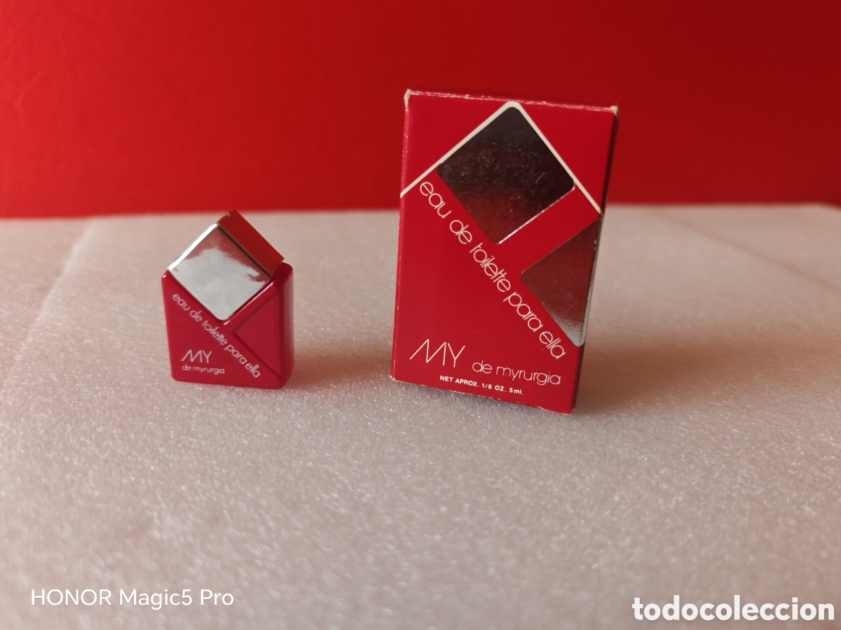 Miniaturas de perfumes antiguos: EAU DE TOILETTE PERA ELLA.MY DE MYRURGIA.MINIATURA.5ML