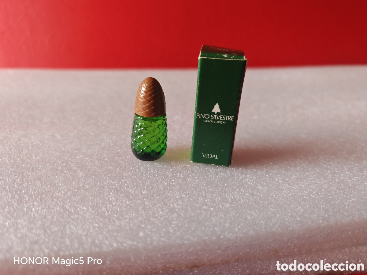 Miniaturas de perfumes antiguos: VIDAL PINO SILVESTRE EAU COLOGNE. 3 ml . Miniatura