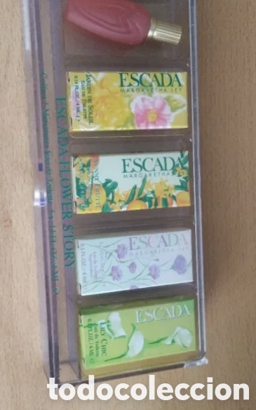 Miniaturas de perfumes antiguos: Set escada miniaturas de perfume