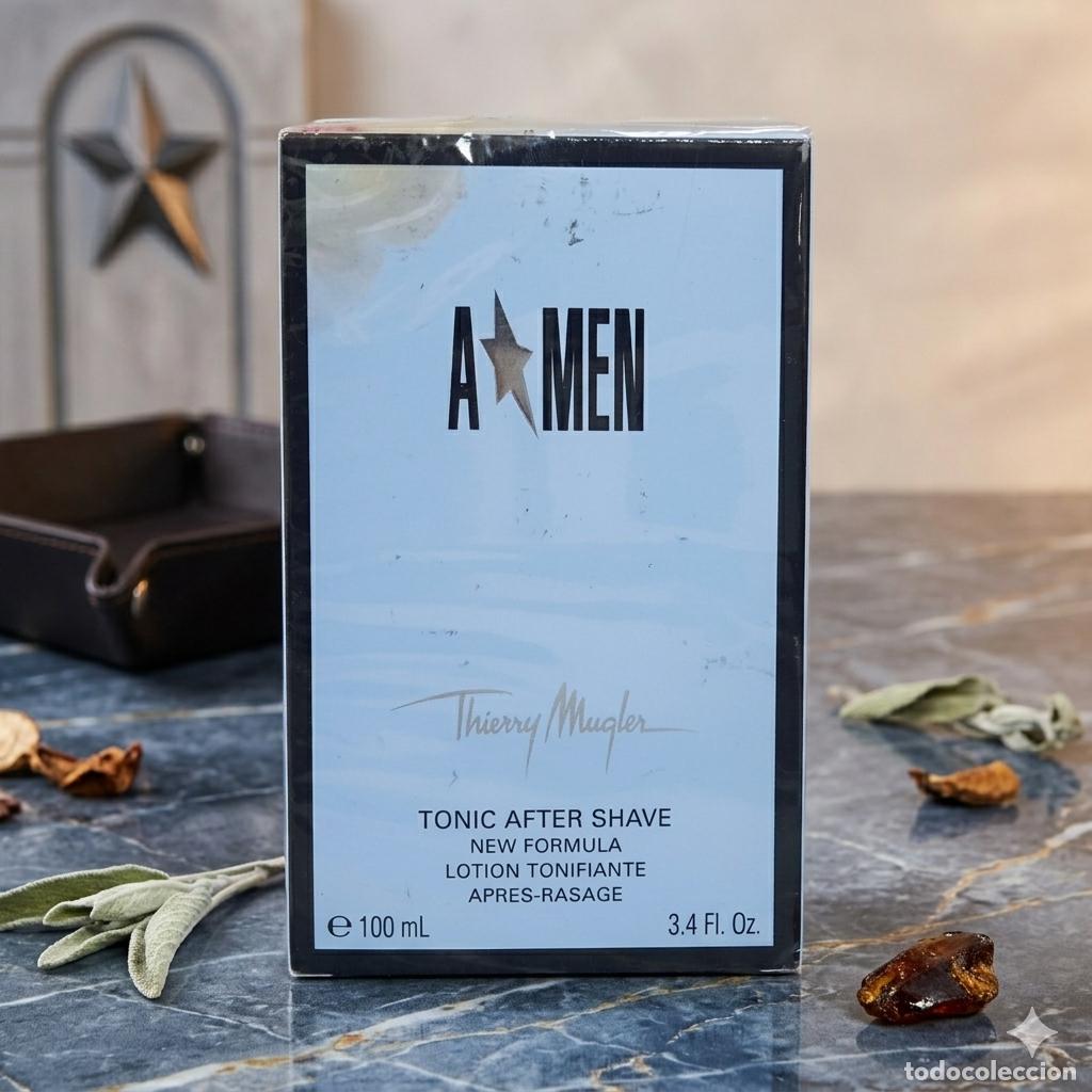 Miniaturas de perfumes antiguos: Thierry Mugler A*Men Tonic After Shave 100ml | Sellado | Vintage Raro | Descatalogado