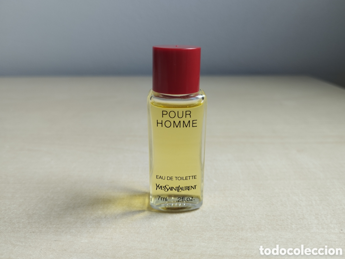 Miniaturas de perfumes antiguos: Miniatura de perfume Pour Homme de Yves Saint Laurent