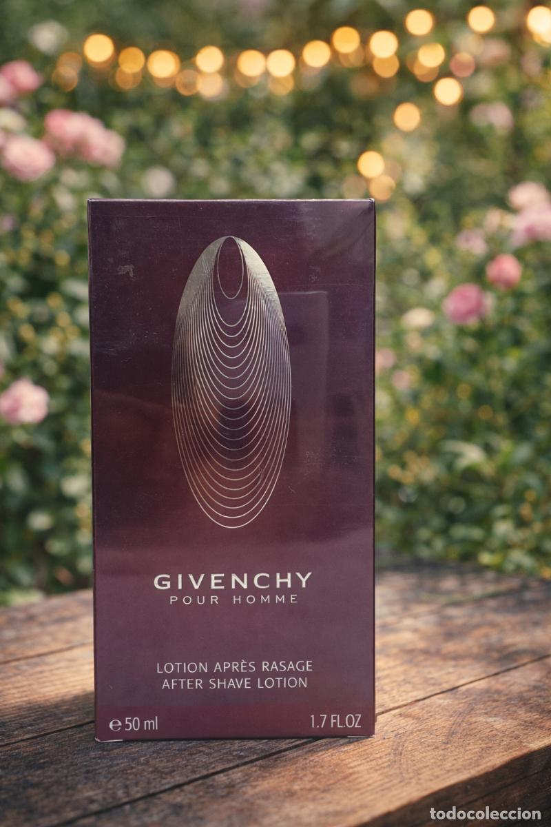 Miniaturas de perfumes antiguos: Givenchy Pour Homme After Shave 50ml | Sellado | Vintage Raro | Descatalogado | &Uacute;ltima Unidad