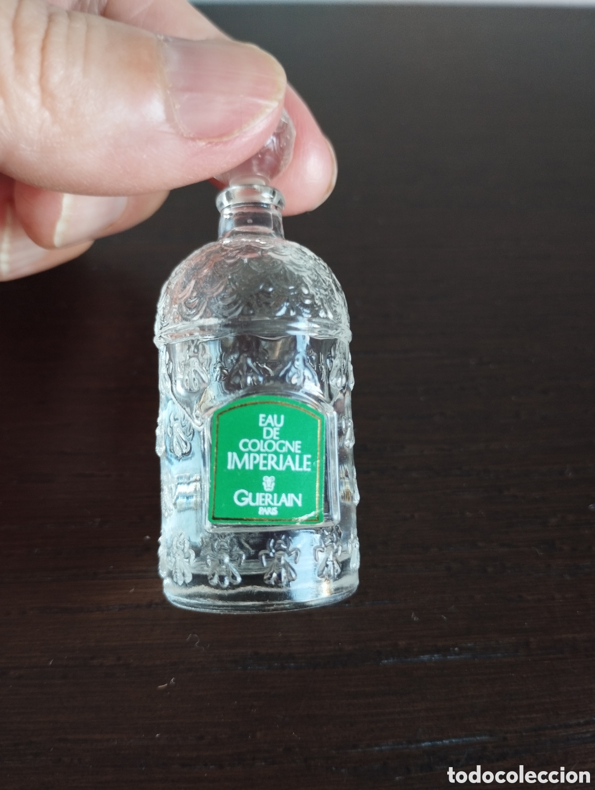 Miniaturas de perfumes antiguos: Miniatura de perfume Eau de Cologne Imperial de Guerlain - Foto 6
