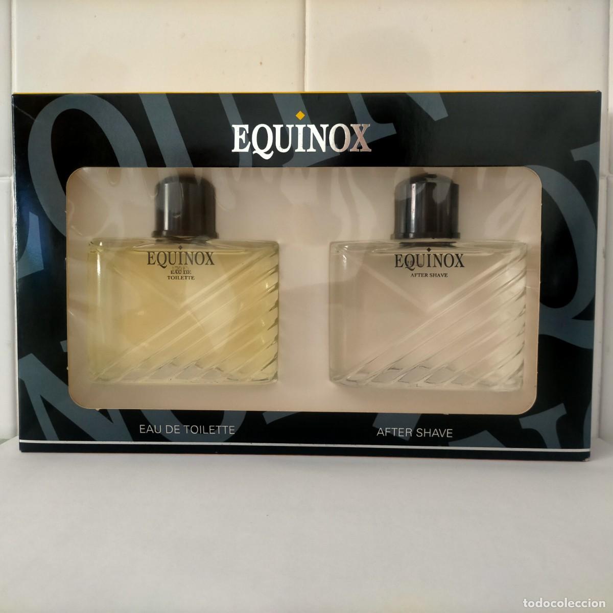 Miniaturas de perfumes antiguos: COLONIA EQUINOX 100 ML + AFTER SHAVE 100 ML - A ESTRENAR
