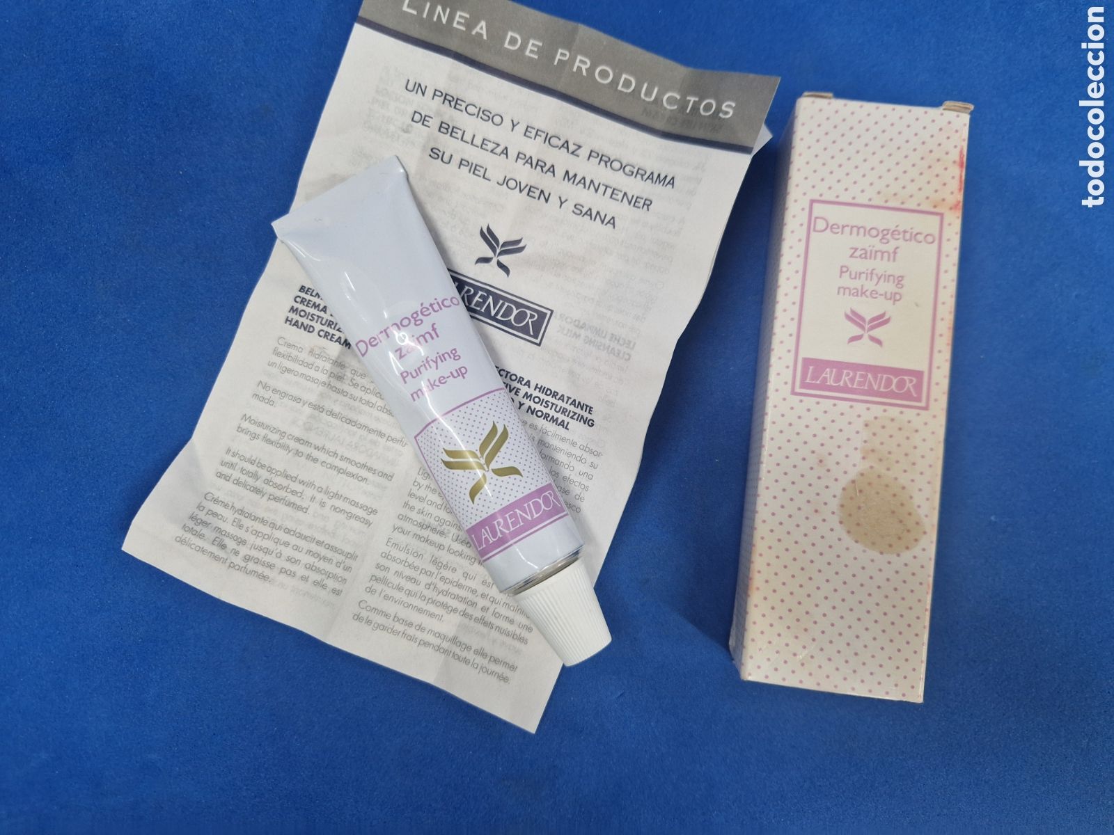 Miniaturas de perfumes antiguos: Dermogetico Zaimf incoloro