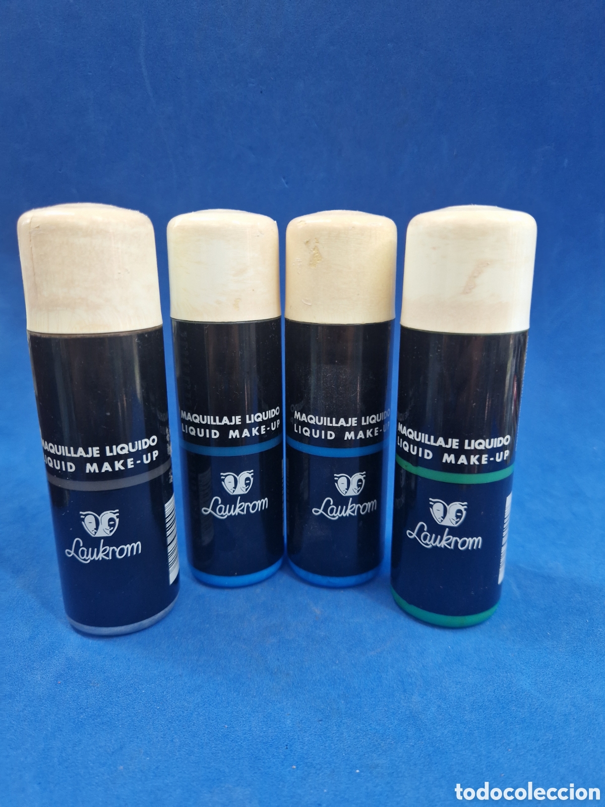 Miniaturas de perfumes antiguos: Laukrom lote 4 maquillaje liquido 125ml