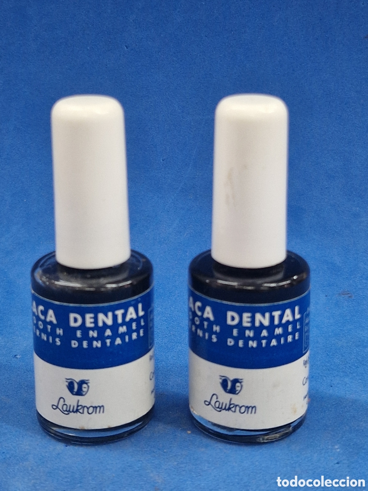 Miniaturas de perfumes antiguos: Laukrom laca dental negro