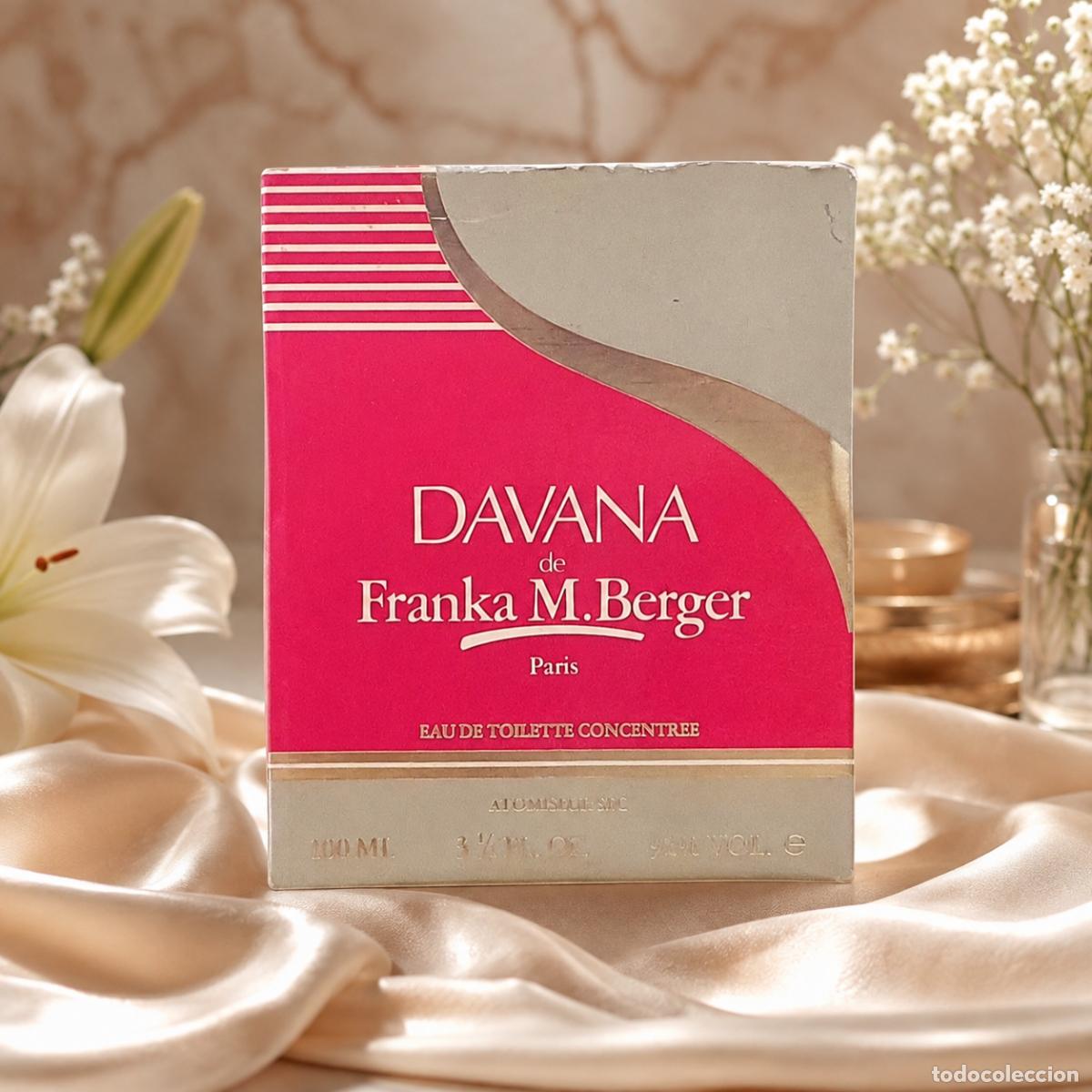 Miniaturas de perfumes antiguos: Franka M. Berger Davana Eau de Toilette Concentr&eacute;e 100ml | Vintage Raro | Stock Limitado