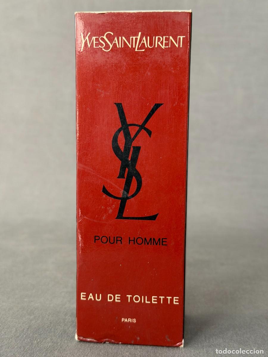 Miniaturas de perfumes antiguos: Vintage pour homme de Yves Saint Laurent, eau de toilette , 120 cc, nuevo , 1980s.