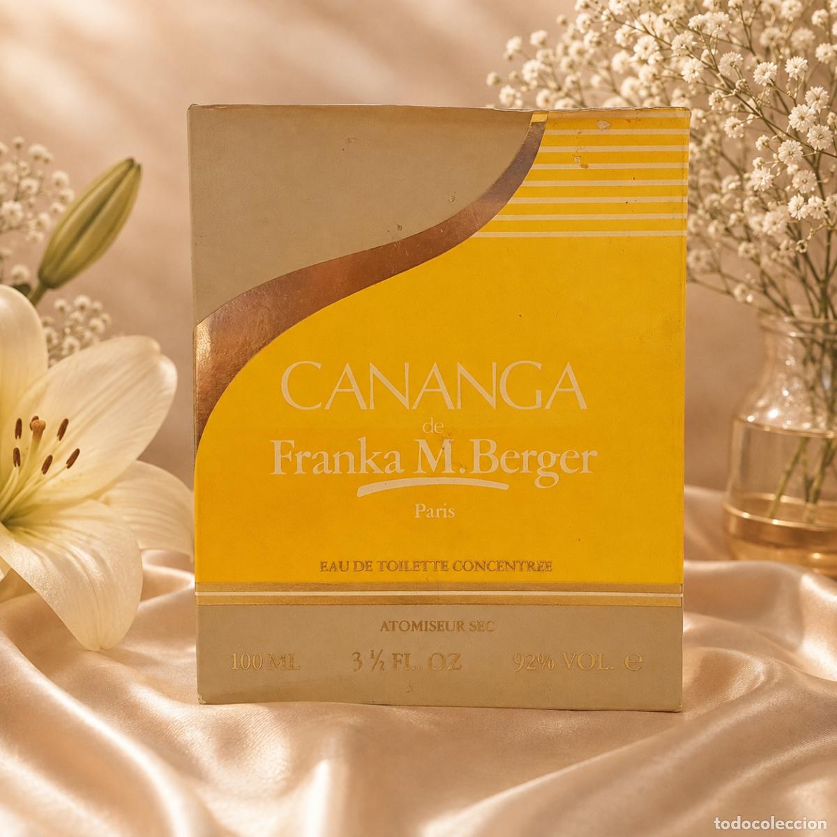 Miniaturas de perfumes antiguos: Franka M. Berger Cananga Eau de Toilette Concentr&eacute;e 100ml | Vintage Raro | Descatalogado |