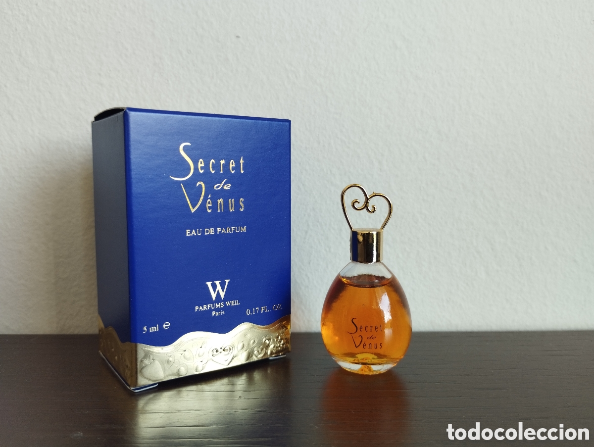 Miniaturas de perfumes antiguos: Miniatura de perfume Secret de Venus de Parfums Weil