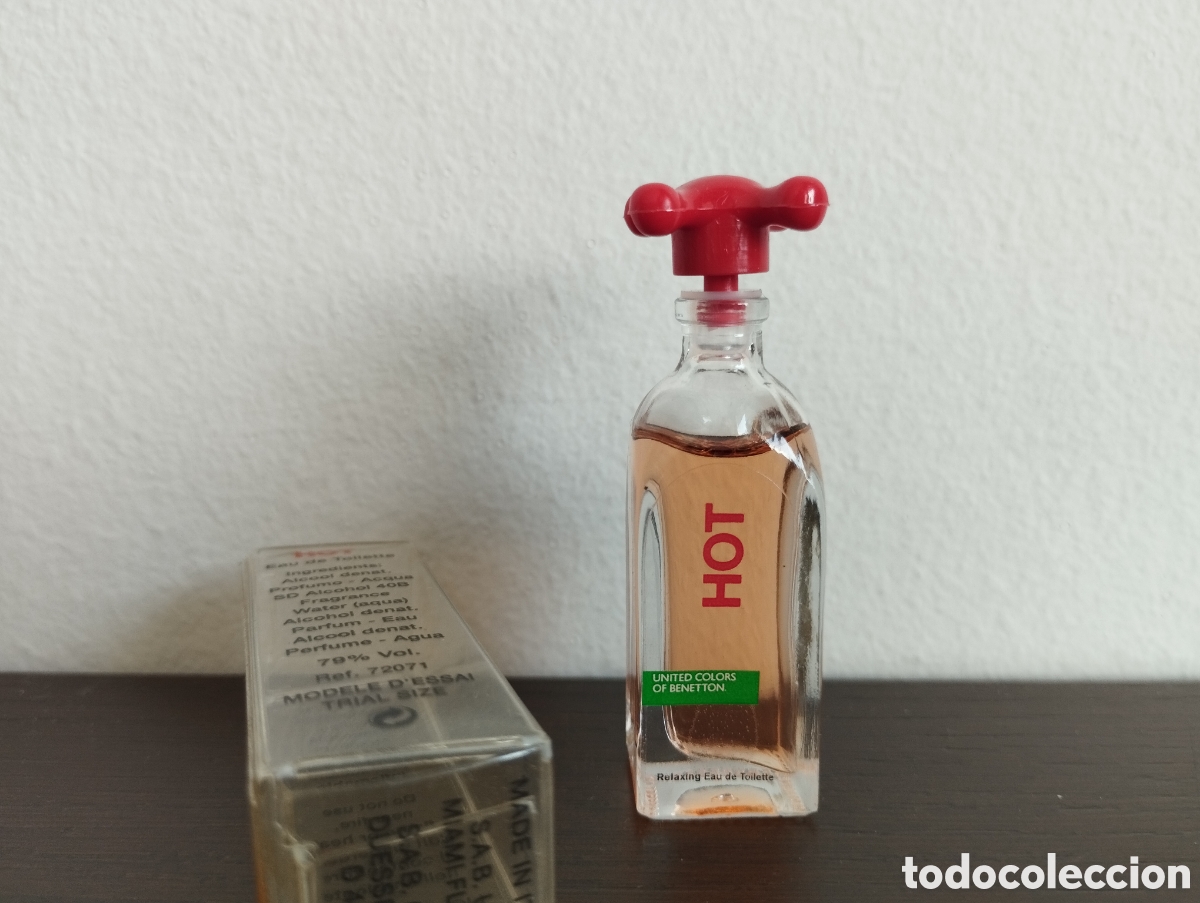 Miniaturas de perfumes antiguos: Miniatura de perfume Hot - Foto 2