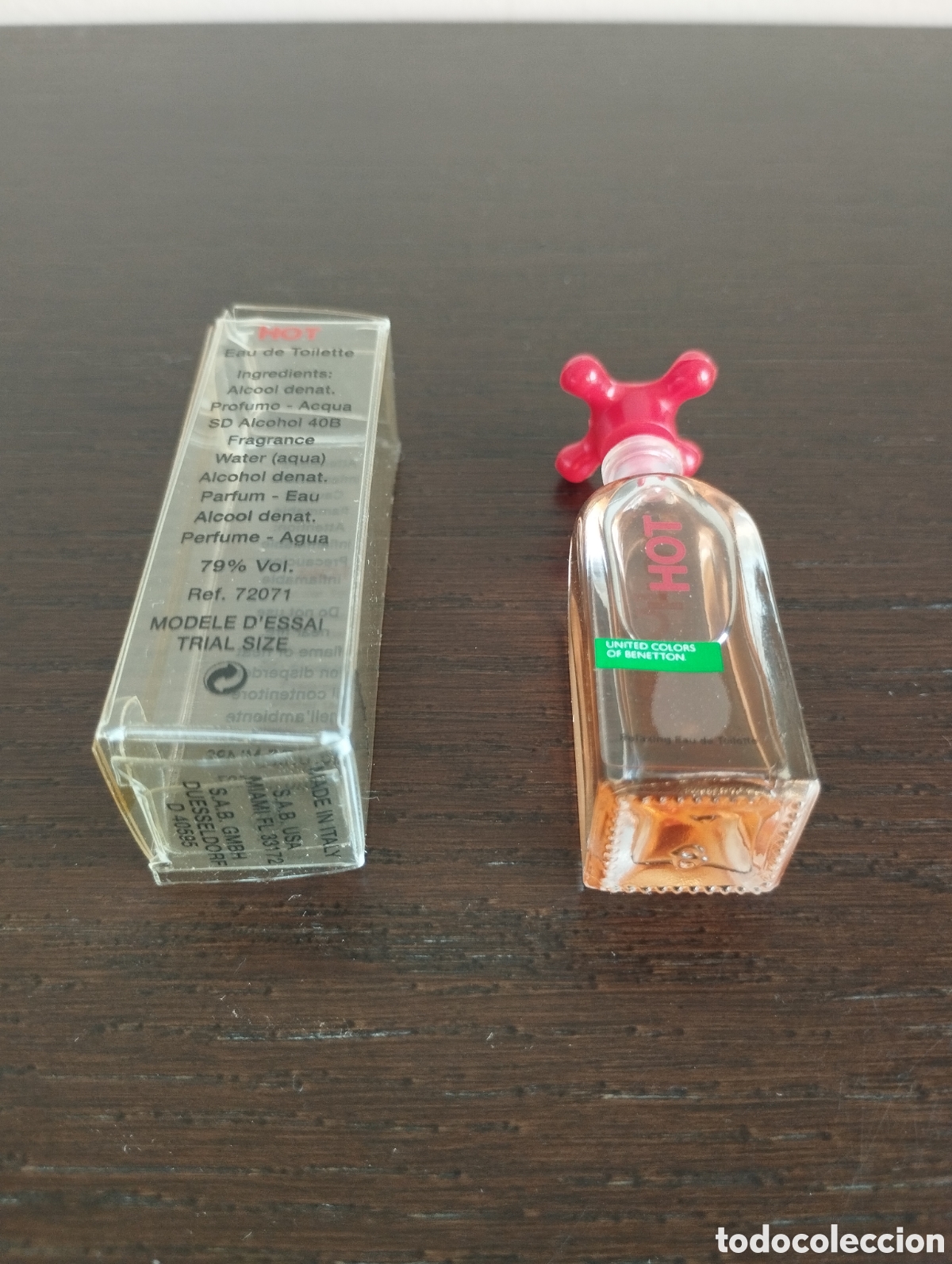 Miniaturas de perfumes antiguos: Miniatura de perfume Hot - Foto 3