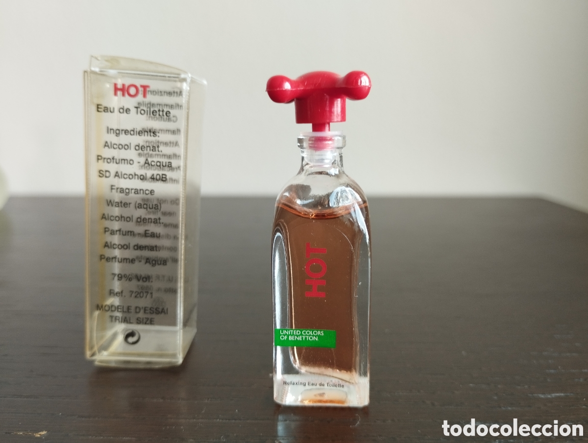 Miniaturas de perfumes antiguos: Miniatura de perfume Hot - Foto 4
