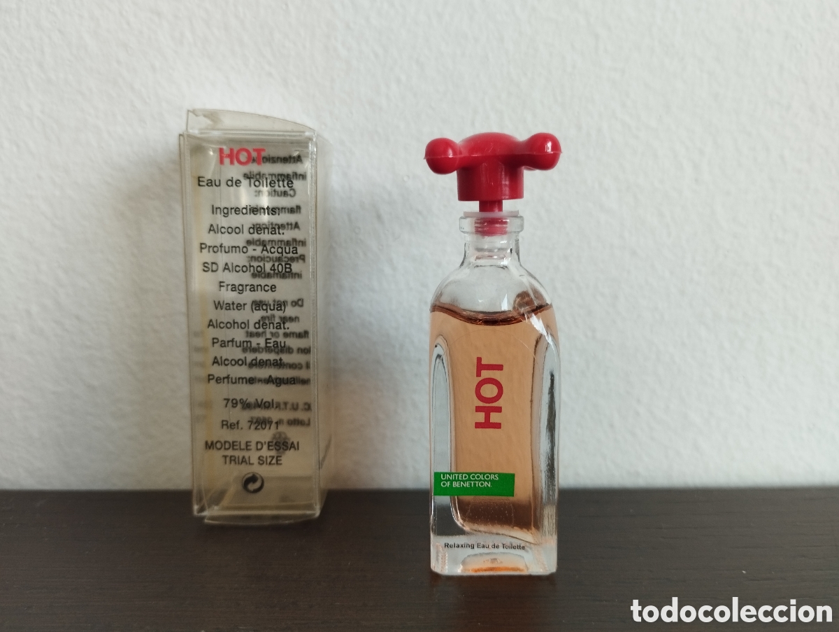 Miniaturas de perfumes antiguos: Miniatura de perfume Hot