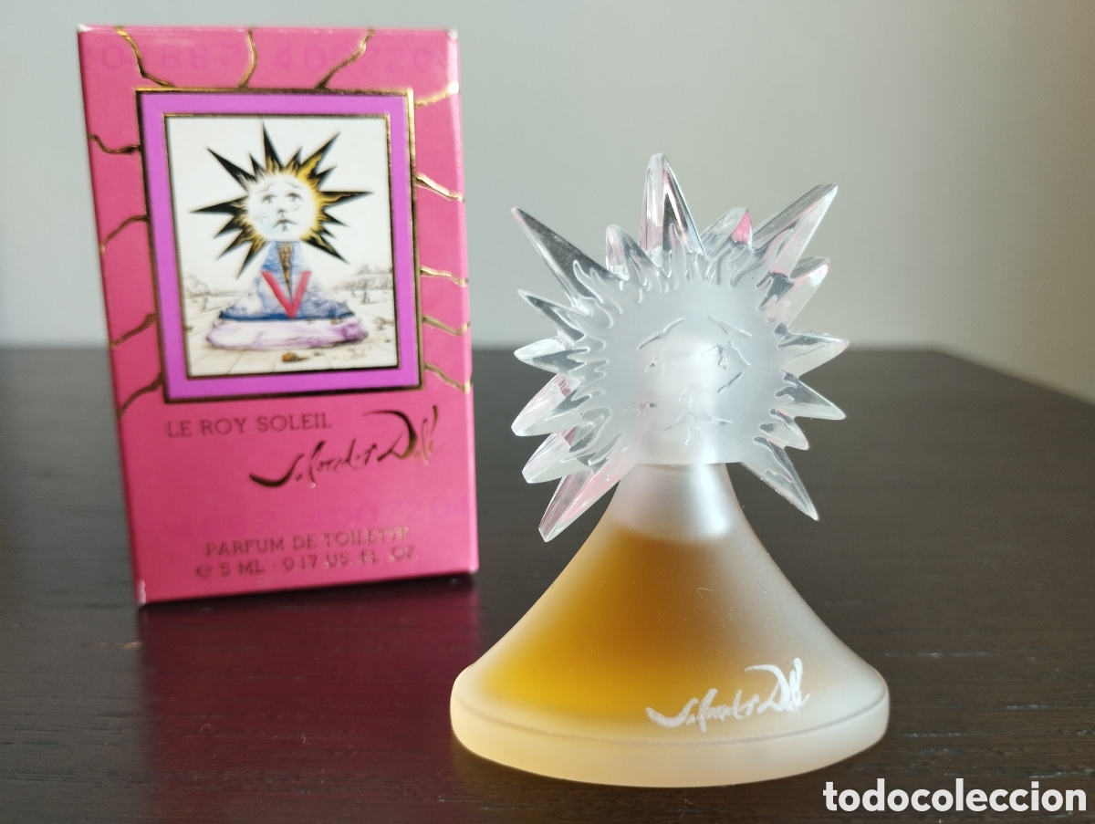 Miniaturas de perfumes antiguos: Miniatura de perfume Le Roy Soleil Parfums Salvador Dal&iacute;