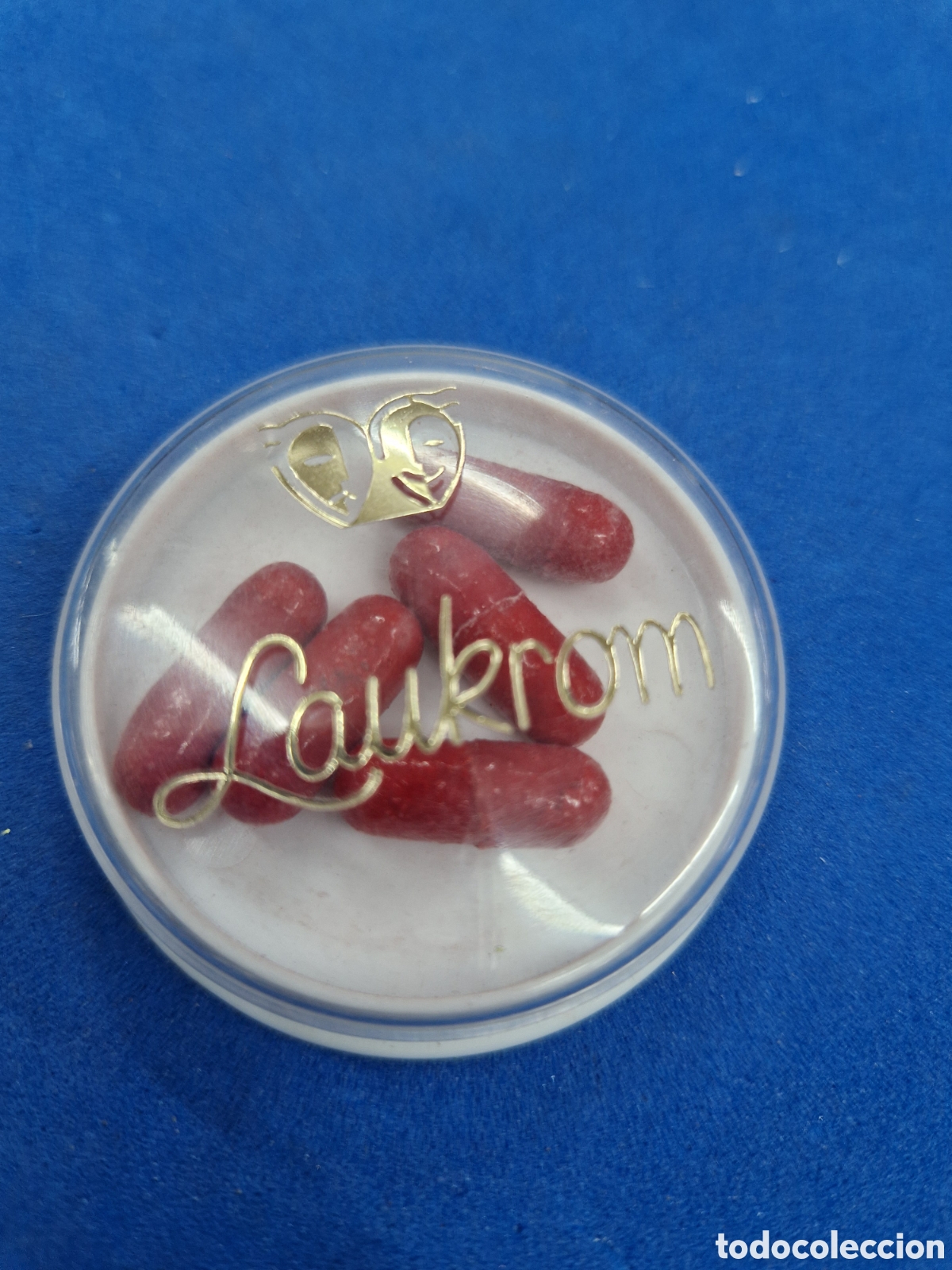 Miniaturas de perfumes antiguos: Laukrom 5 c&aacute;psulas de sangre artificial