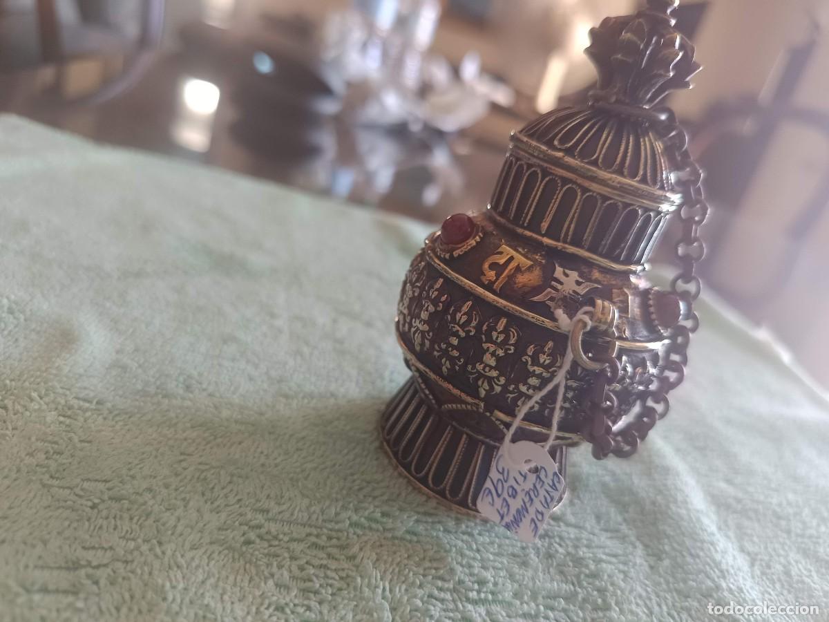 Miniaturas de perfumes antiguos: Frasco de rap&eacute; tibetano