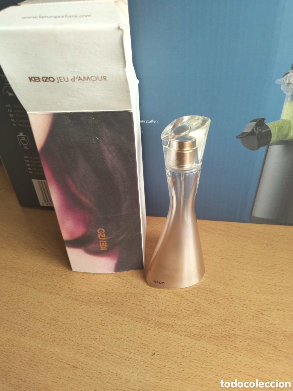 Miniaturas de perfumes antiguos: Kenzo Frasco vac&iacute;o para colecion