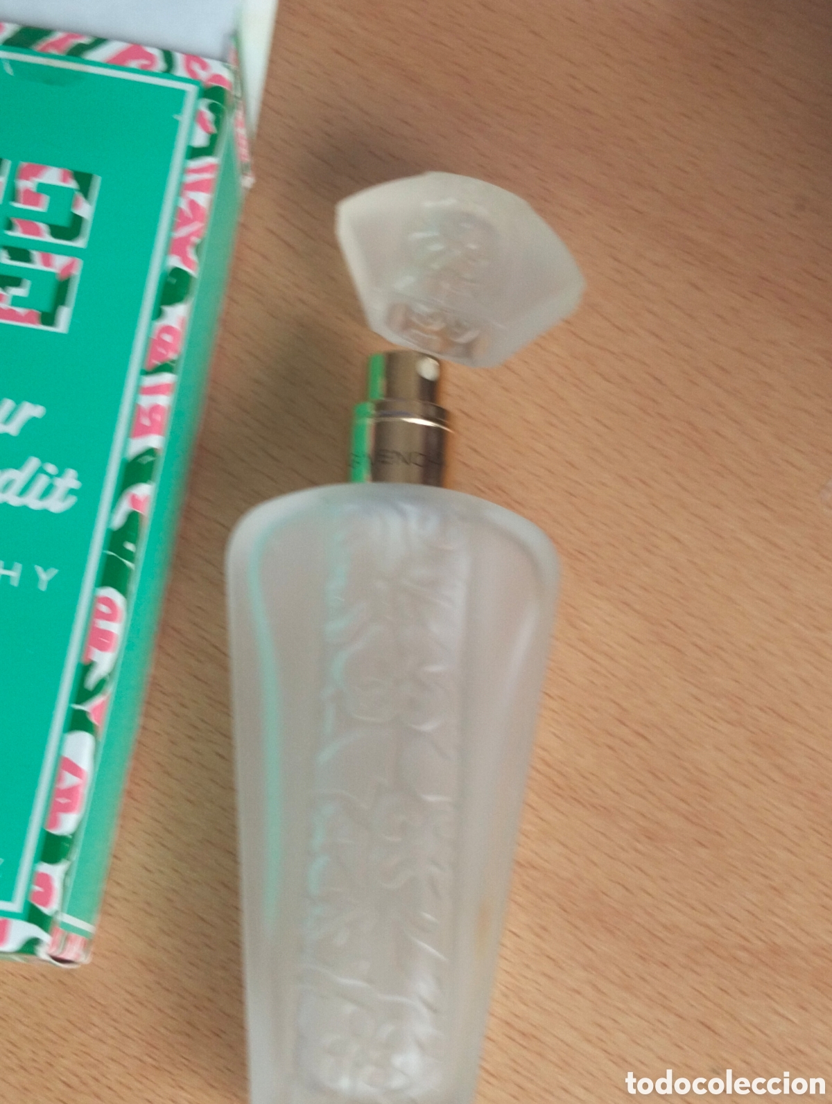Miniaturas de perfumes antiguos: Fleur Dinterdit givenchy 50 ml. Vacio - Foto 4