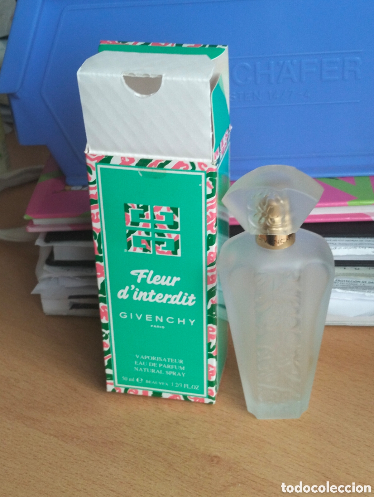 Miniaturas de perfumes antiguos: Fleur D'interdit givenchy 50 ml. Vacio