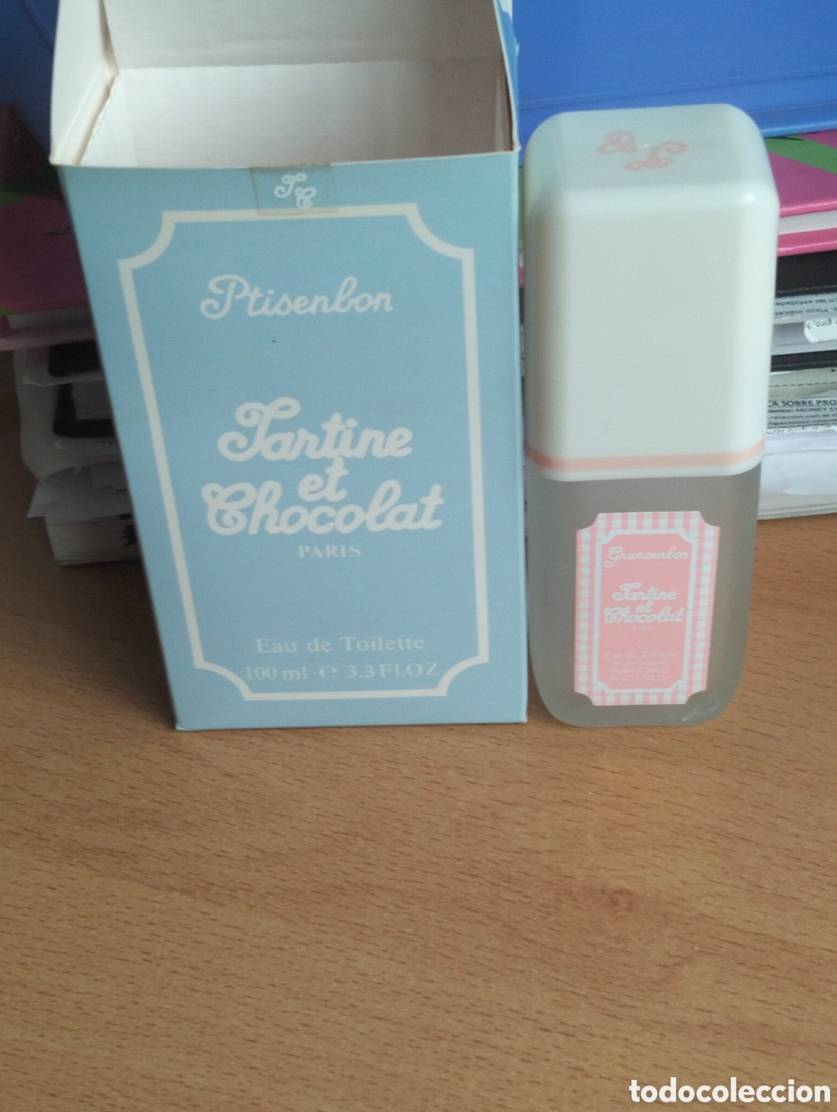 Miniaturas de perfumes antiguos: Fartine et chocolat Paris 100 ml. Vacio