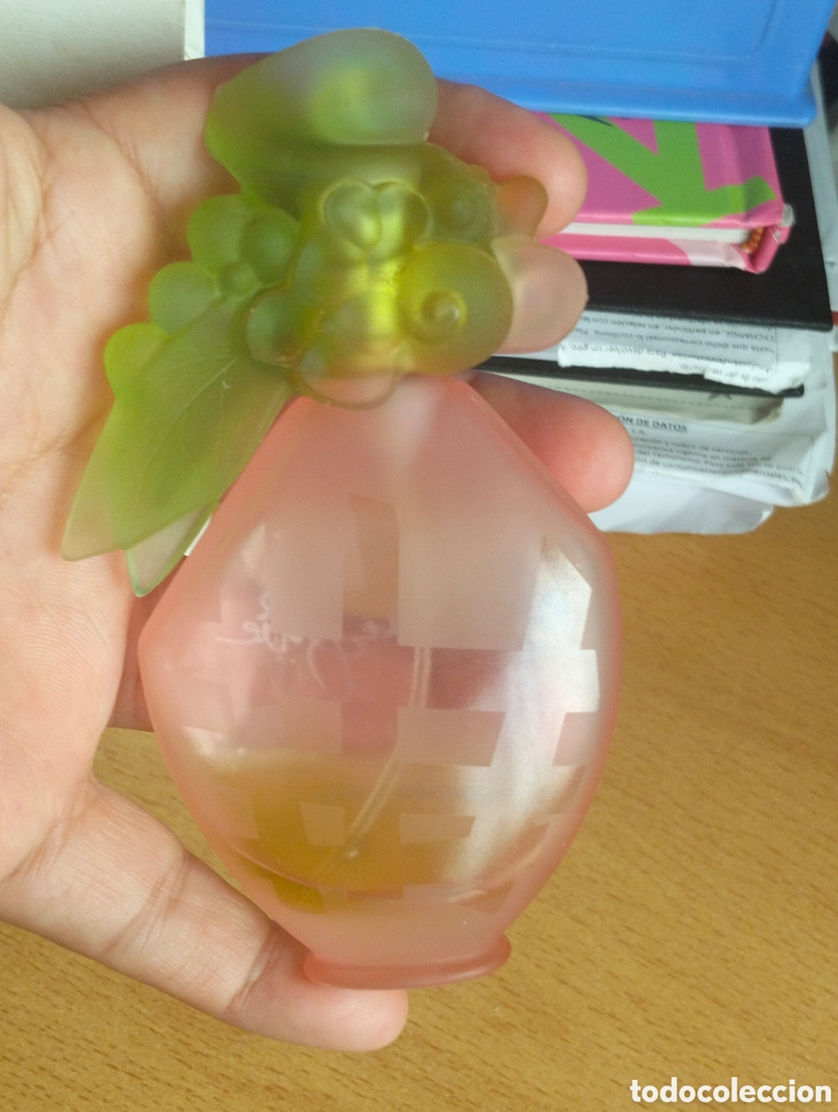 Miniaturas de perfumes antiguos: Grain de fobie Gres 30 ml. Vacio - Foto 3