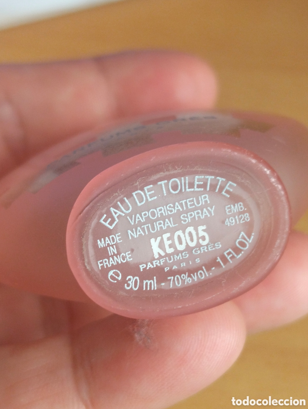 Miniaturas de perfumes antiguos: Grain de fobie Gres 30 ml. Vacio - Foto 6