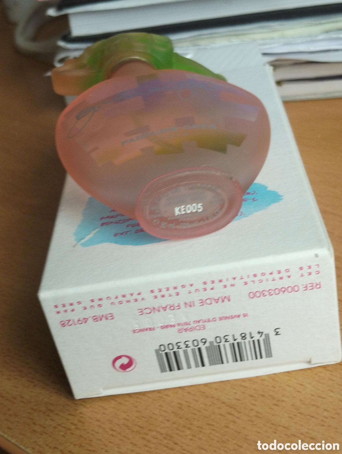 Miniaturas de perfumes antiguos: Grain de fobie Gres 30 ml. Vacio - Foto 8