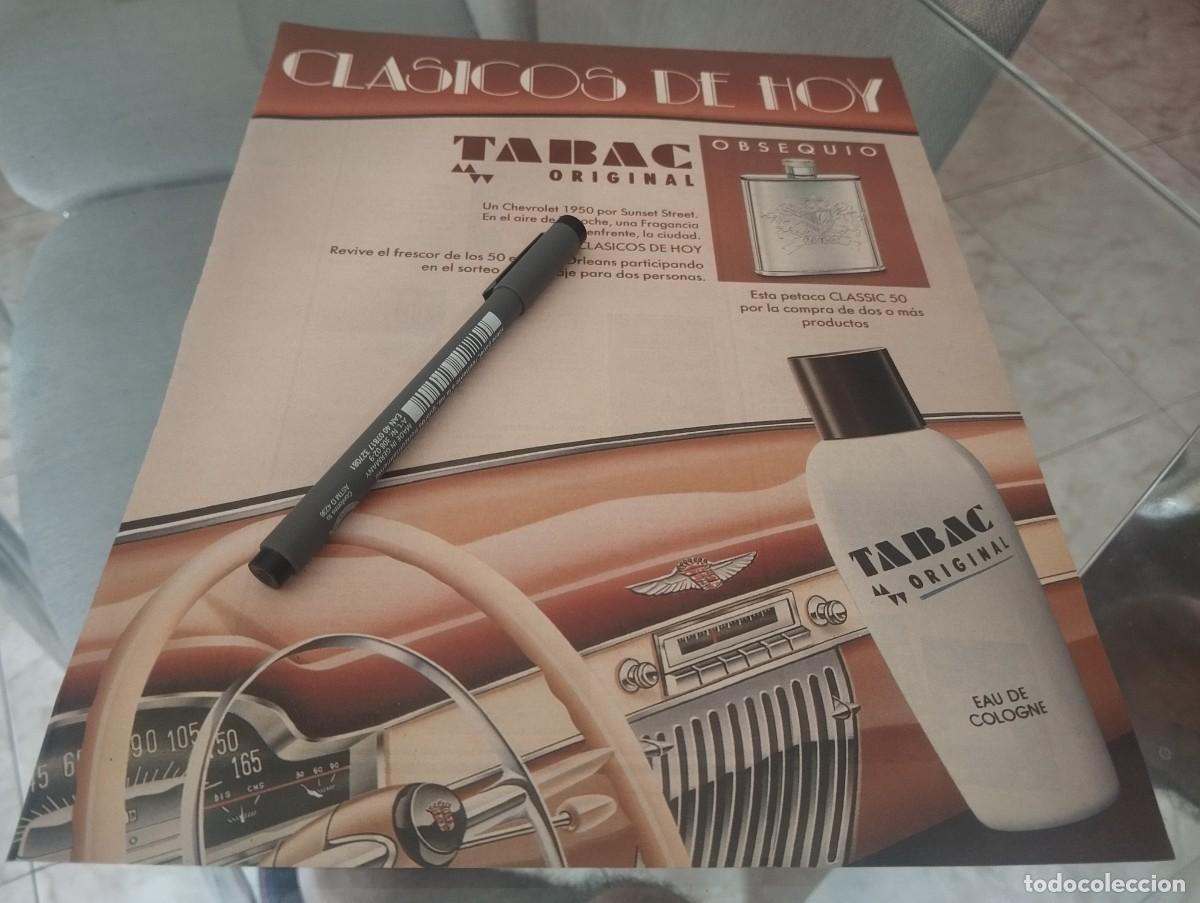 Miniaturas de perfumes antiguos: TABAC PERFUME COLONIA ANUNCIO PUBLICIDAD REVISTA 1990 BONITO PARA ENMARCAR